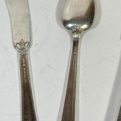 LOT 147B: Sterling Silver Flatware - 272 Grams of Silver