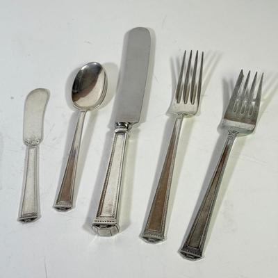 LOT 147B: Sterling Silver Flatware - 272 Grams of Silver