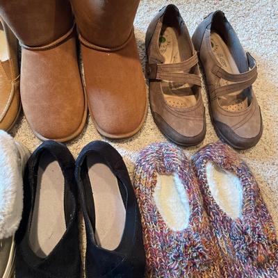 Mostly brown women’s shoes