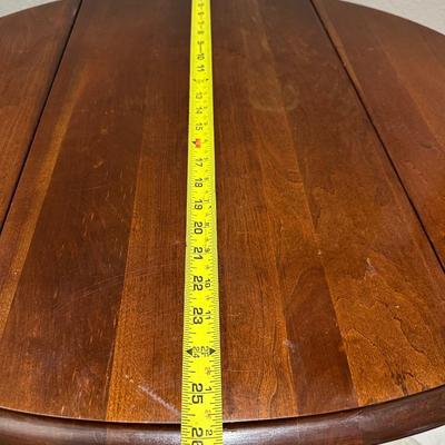 Pair of Drop-Leaf Side Tables with Rotating Tops