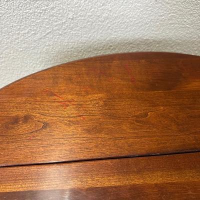 Pair of Drop-Leaf Side Tables with Rotating Tops