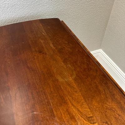 Pair of Drop-Leaf Side Tables with Rotating Tops