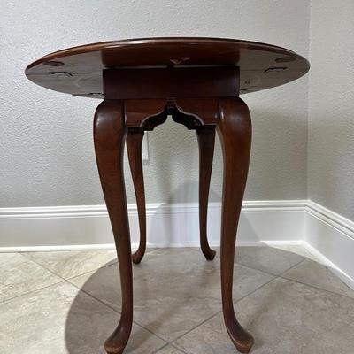 Pair of Drop-Leaf Side Tables with Rotating Tops