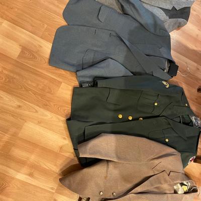 Men’s uniforms and suits