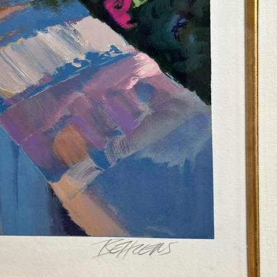 Framed "Mijas" Signed & Numbered by Howard Behrens.