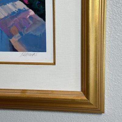 Framed "Mijas" Signed & Numbered by Howard Behrens.