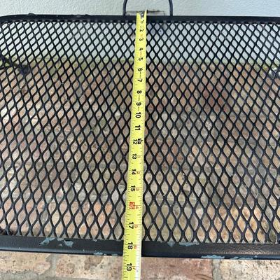 Vintage Wrought Iron Rose Motif Garden Bench
