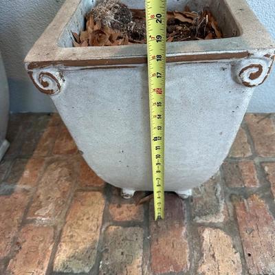 Pair of Classic Square Outdoor Planters