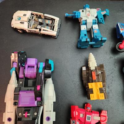 Large lot of Original Transformers Action Figures