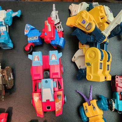 Large lot of Original Transformers Action Figures