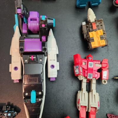 Large lot of Original Transformers Action Figures