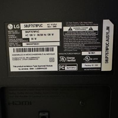 LG 50” Smart TV