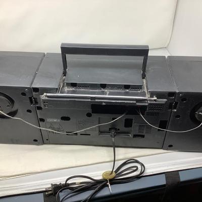 Sale Photo Thumbnail #175: This is a great Panasonic BoommBox AM/ FM radio, dual cassette players and 5 band equalizer.