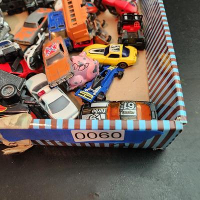 Lot of Die Cast Hot Wheels , Matchbox, Midget Toys, Vechiles Cars. Trucks, Trains The General , Motorcycle,