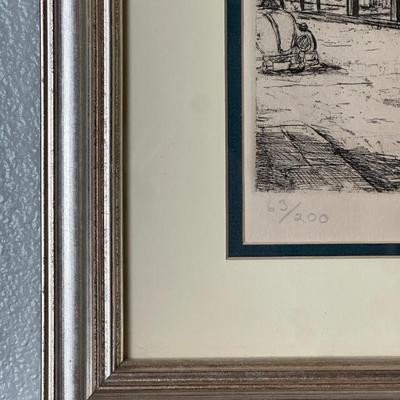 Framed Print Signed and Numbered by Jack Miller