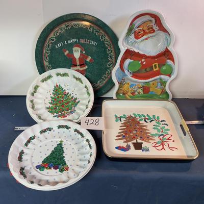Christmas Tray Lot