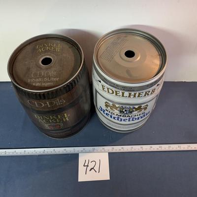 Small Empty Beer Kegs