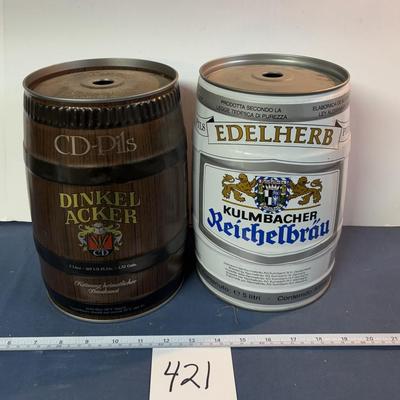 Small Empty Beer Kegs