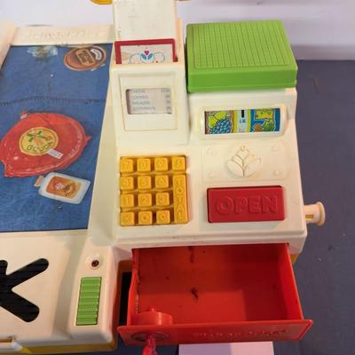 Vintage Fisher Price Grocery Scan Checkout
