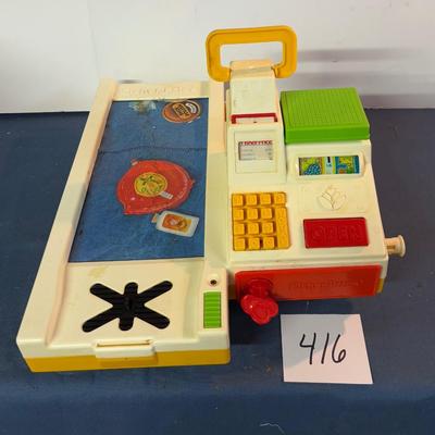 Vintage Fisher Price Grocery Scan Checkout