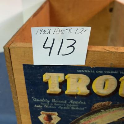Vintage Wooden Crate