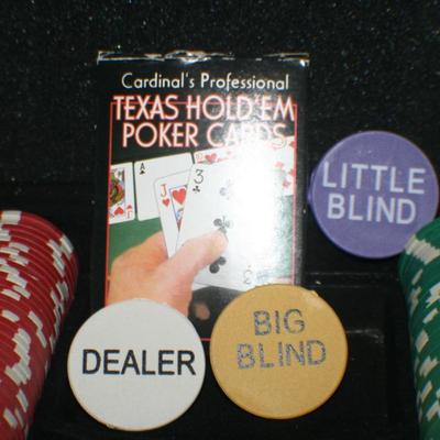 Poker Set in Silver Case