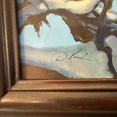 SIGNED FRAMED PRINT