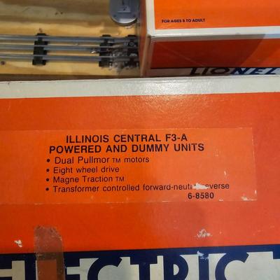 Illinois Central F3 A-B-A Set w/7 Passenger Cars & Boxes (T2-JS)