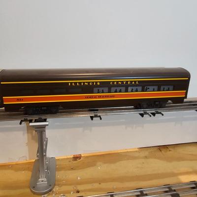 Illinois Central F3 A-B-A Set w/7 Passenger Cars & Boxes (T2-JS)