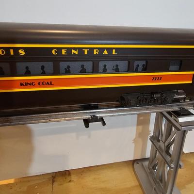 Illinois Central F3 A-B-A Set w/7 Passenger Cars & Boxes (T2-JS)