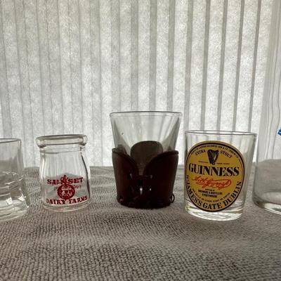 ASSORTED SOUVENIR GLASSES AND MUGS