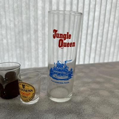 ASSORTED SOUVENIR GLASSES AND MUGS