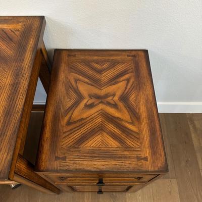 COMPUTER DESK WITH FILE CABINET AND CHAIR