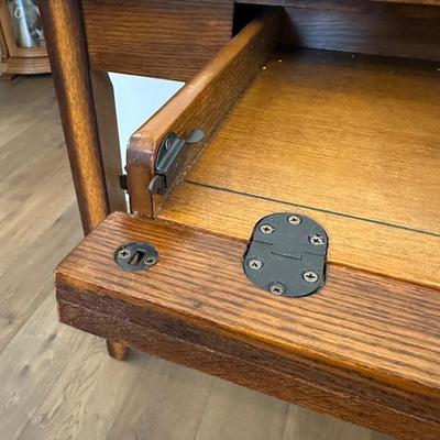 COMPUTER DESK WITH FILE CABINET AND CHAIR