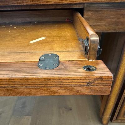 COMPUTER DESK WITH FILE CABINET AND CHAIR