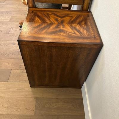 COMPUTER DESK WITH FILE CABINET AND CHAIR