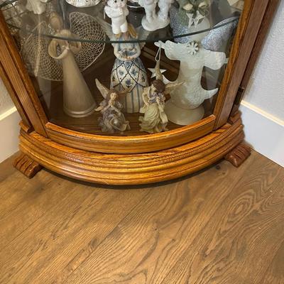 CORNER LIGHTED CURIO CABINET