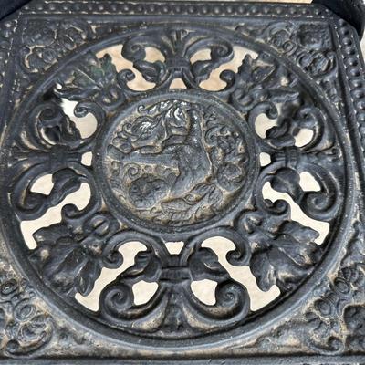CAST IRON PATIO TABLE