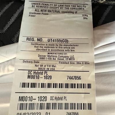 SPLIT KING DENVER MATTRESS ADJUSTABLE BED WITH REMOTES