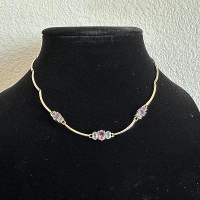 GORGEOUS 925 STAMPED MATCHING NECKLACE, EARRINGS AND BRACELET