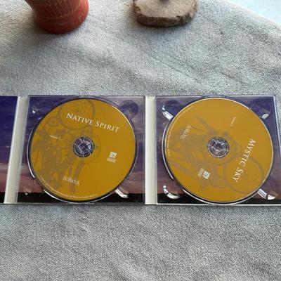 SOUTHWEST VASE, KOKOPELI AND FLUTE CDs