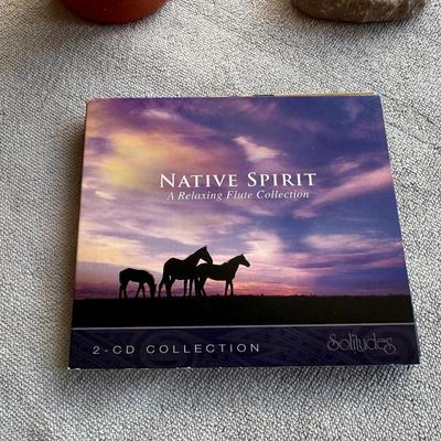 SOUTHWEST VASE, KOKOPELI AND FLUTE CDs