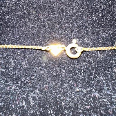 BEAUTIFUL 14K NECKLACE WITH CHARMS