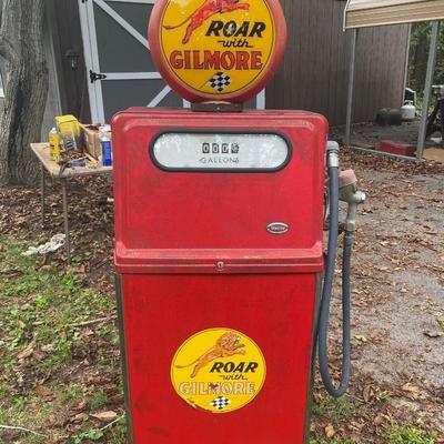 Roar with Gilmore Wayne Gas Station Pump Garage Man Cave Decor