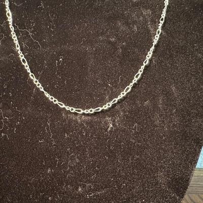 5 NECKLACES STAMPED 925 AND 925 “FAITH” RING