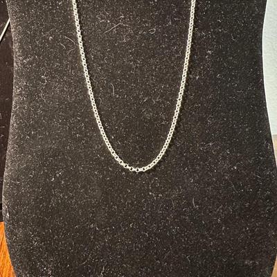 5 NECKLACES STAMPED 925 AND 925 “FAITH” RING