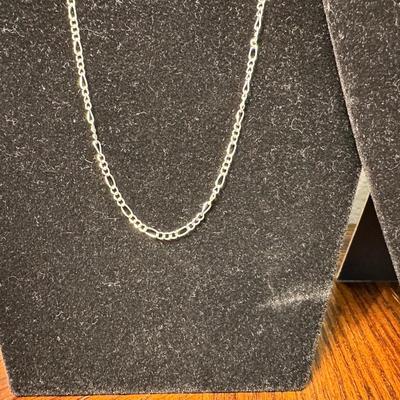 5 NECKLACES STAMPED 925 AND 925 “FAITH” RING
