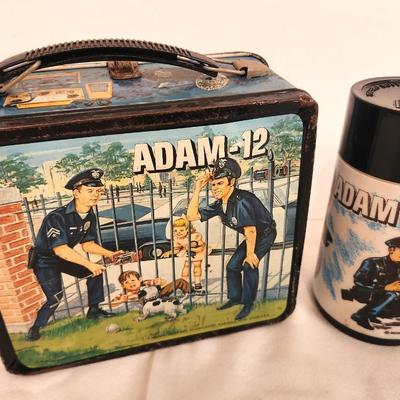 Lott #2 Alladin Adam-12 Lunchbox with Thermos - 1972