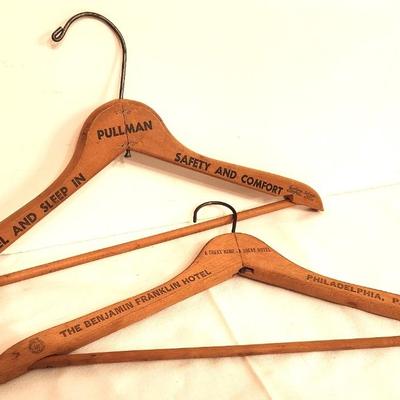 Lot #3 Lot of 2 Advertising Hangers - Pullman Train Cars!