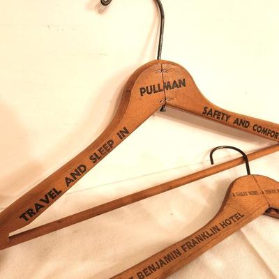Lot #3 Lot of 2 Advertising Hangers - Pullman Train Cars!